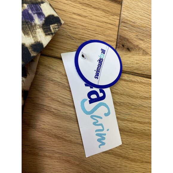 Swimsuits for all womens‎ one piece swimsuit. Leopard Print Ruffles. Size 12 NEW - Picture 2 of 14